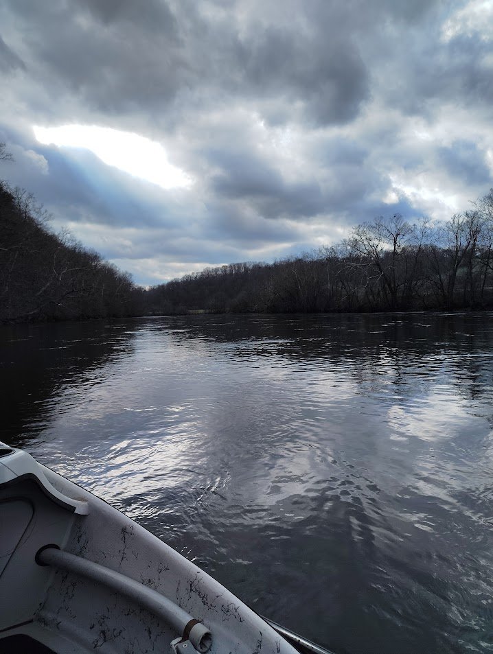 A cold day of streamer fishing on the Clinch River