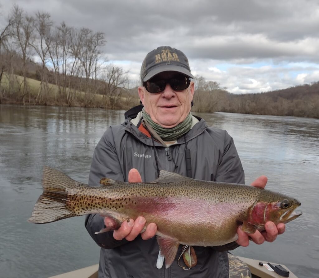 A Giant Rainbow Trout Caught on the Clinch River