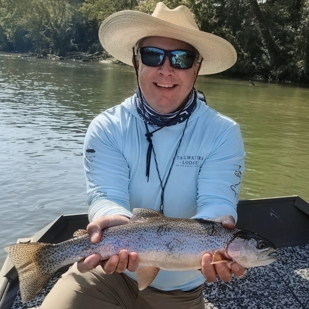A healthy Rainbow Trout caught on the Cumberland River